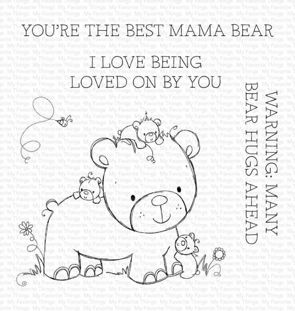 My Favorite Things Many Bear Hugs Ahead Clear Stamps (RAM-002) (OUTLET)