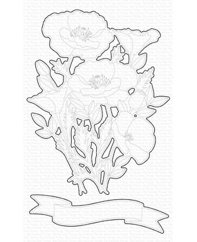 My Favorite Things Wild Poppies Die-namics (MFT-1950) (OUTLET)