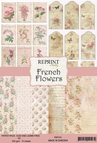 Reprint French Flowers Collection A4 Paper Pack (RBP005) (DISCONTINUED) Reprint French Flowers Collection A4 Paper Pack (RBP005) (DISCONTINUED)