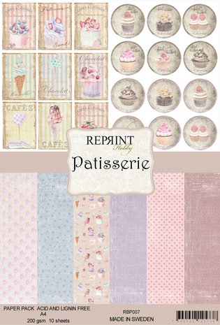 Reprint Patisserie Collection A4 Paper Pack (RBP007) (DISCONTINUED) Reprint Patisserie Collection A4 Paper Pack (RBP007) (DISCONTINUED)