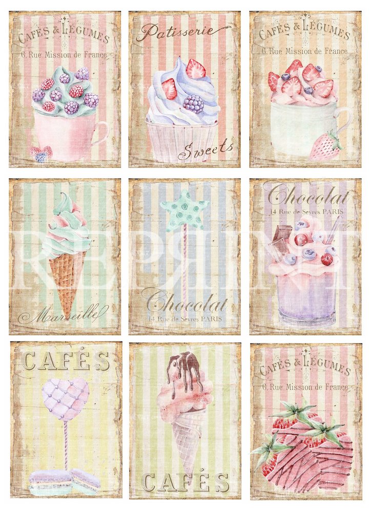 Reprint Patisserie Collection A4 Paper Pack (RBP007) (DISCONTINUED) Reprint Patisserie Collection A4 Paper Pack (RBP007) (DISCONTINUED)