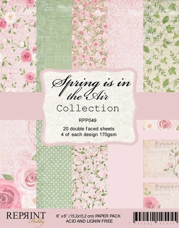Reprint Spring is in the Air Collection 6x6 Inch Paper Pack (RPP049) (DISCONTINUED)
