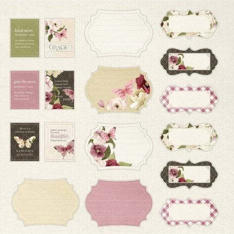 Crafter's Companion Bloom with Grace 12x12 Inch Die-Cut Topper Pad (NIT-BWG-TOP12) (OUTLET) Crafter's Companion Bloom with Grace 12x12 Inch Die-Cut Topper Pad (NIT-BWG-TOP12) (OUTLET)