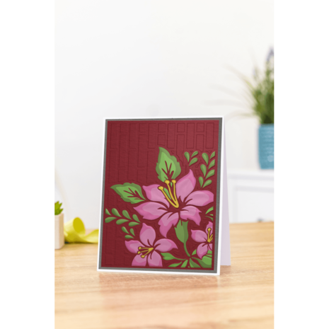Gemini Beautiful Lilies 3D Embossing Folder & Stencil (GEM-EF5-3D-BEAL) (DISCONTINUED) Gemini Beautiful Lilies 3D Embossing Folder & Stencil (GEM-EF5-3D-BEAL) (DISCONTINUED)