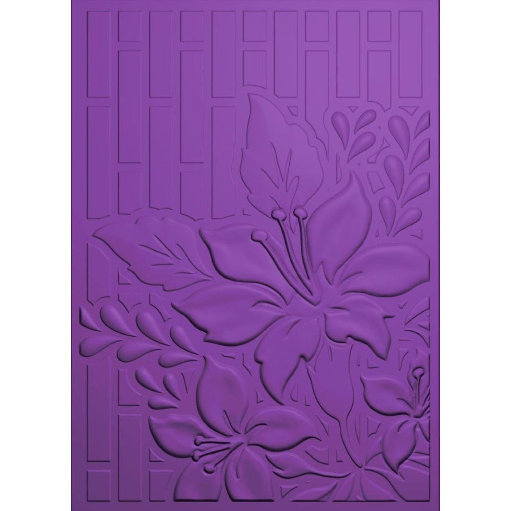 Gemini Beautiful Lilies 3D Embossing Folder & Stencil (GEM-EF5-3D-BEAL) (DISCONTINUED) Gemini Beautiful Lilies 3D Embossing Folder & Stencil (GEM-EF5-3D-BEAL) (DISCONTINUED)