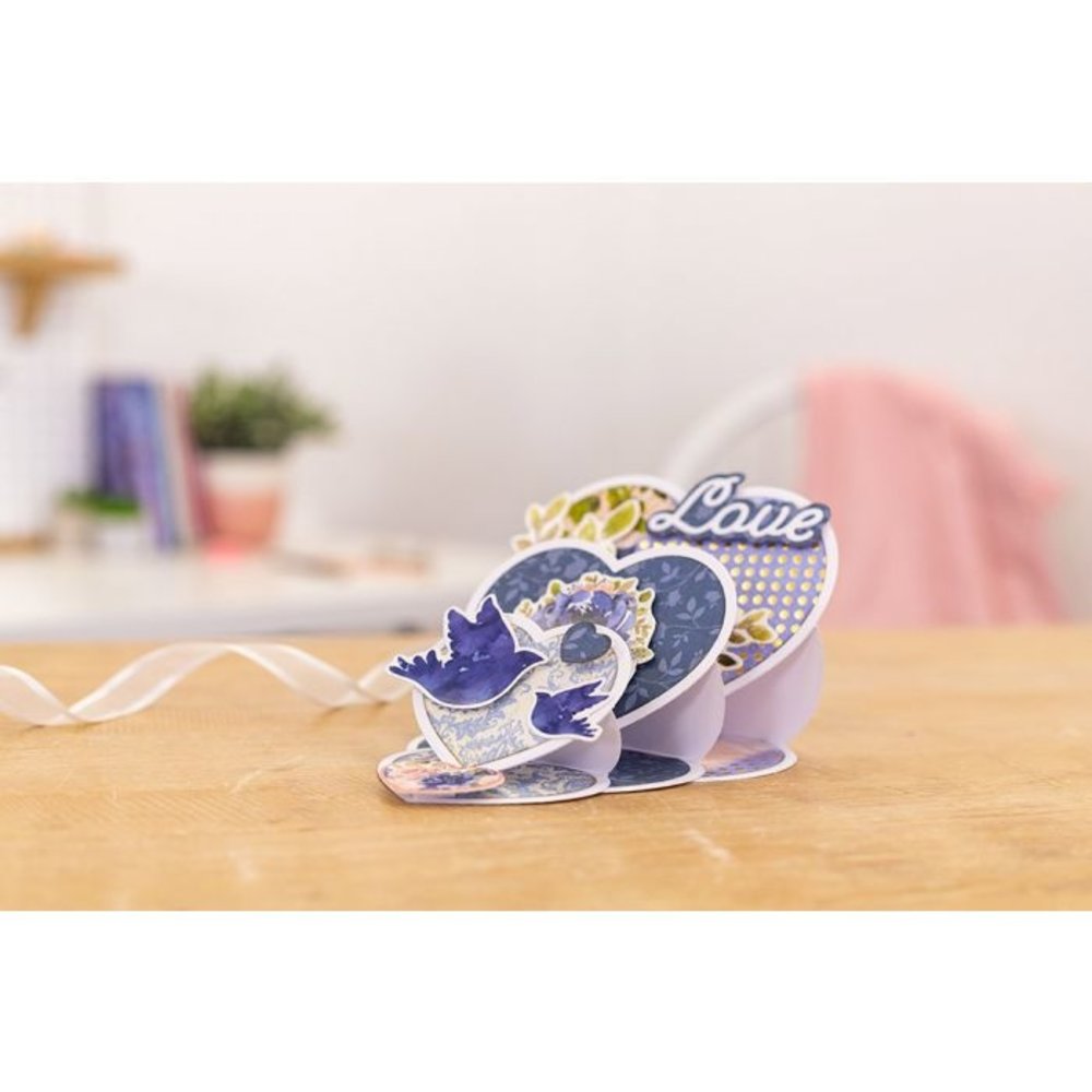 Gemini Triple Easel Hearts Create-a-Card Dies (GEM-MD-CAD-TEHE) (DISCONTINUED)