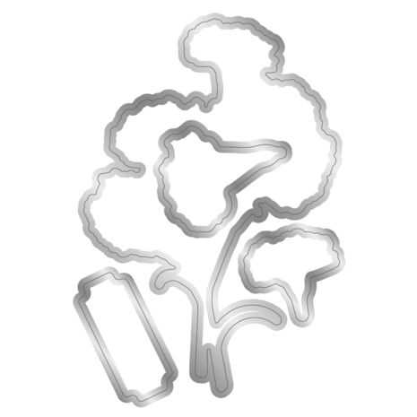 Gemini January Carnation Stamp & Die (GEM-STD-JANCARN) (DISCONTINUED)