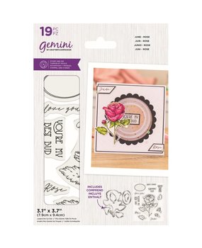 Gemini June Rose Stamp & Die (GEM-STD-JUNROS) (OUTLET)