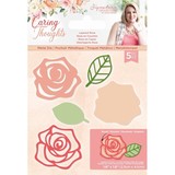Crafter's Companion Caring Thoughts Metal Dies Layered Rose (S-CT-MD-LROS) (OUTLET)