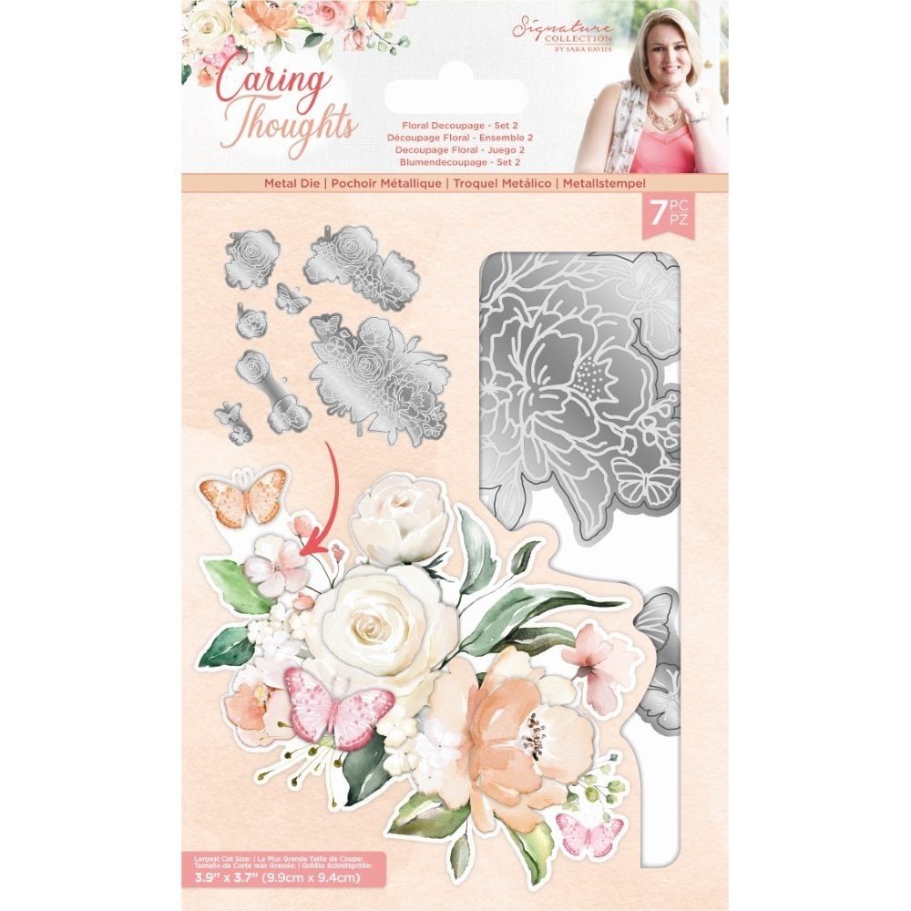 Crafter's Companion Caring Thoughts Metal Dies Floral Decoupage Set 2 (S-CT-MD-FLDEC2) (OUTLET) Crafter's Companion Caring Thoughts Metal Dies Floral Decoupage Set 2 (S-CT-MD-FLDEC2) (OUTLET)