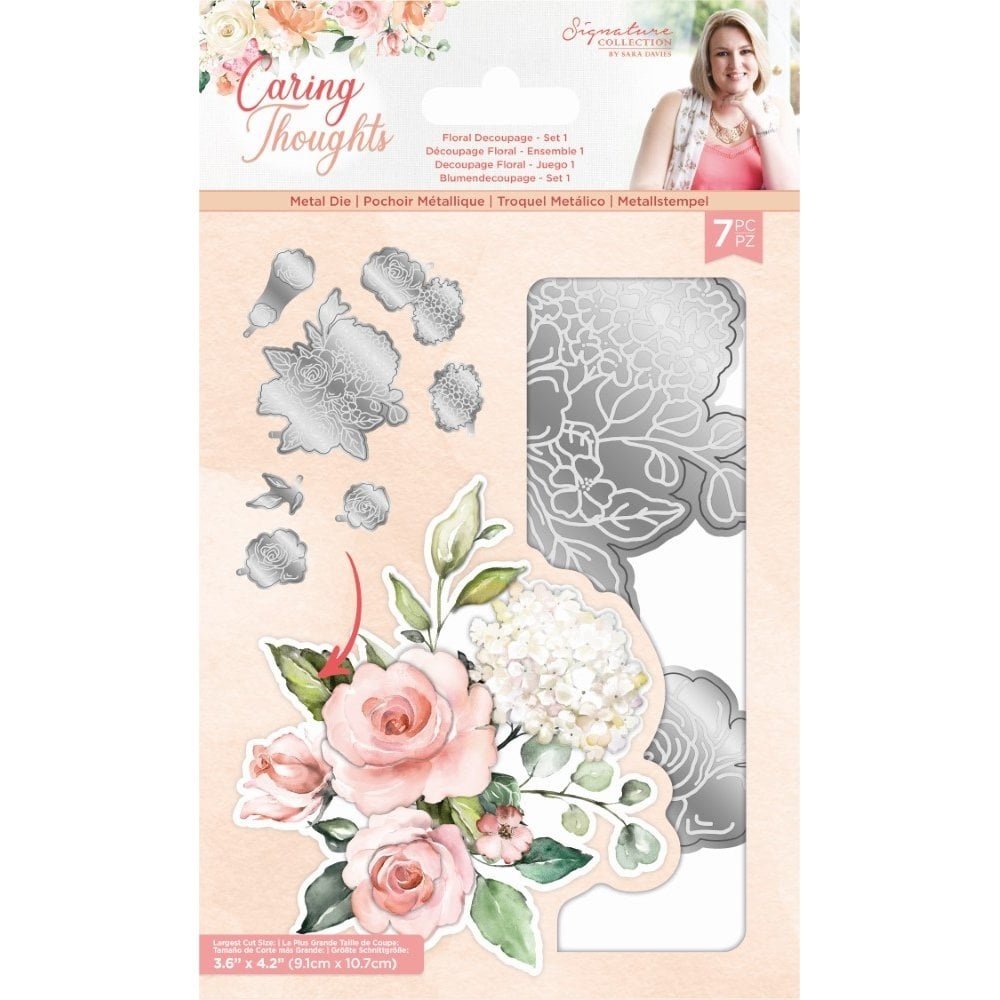 Crafter's Companion Caring Thoughts Metal Dies Floral Decoupage Set 1 (S-CT-MD-FLDEC1) (OUTLET) Crafter's Companion Caring Thoughts Metal Dies Floral Decoupage Set 1 (S-CT-MD-FLDEC1) (OUTLET)