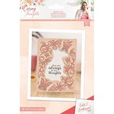 Crafter's Companion Caring Thoughts Cut and Emboss Folder Butterfly Swirls (S-CT-CEF-BSWIR) (OUTLET)