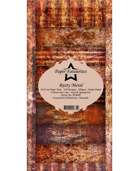 Paper Favourites Rusty Metal Slim Paper Pack (PF009) (DISCONTINUED)