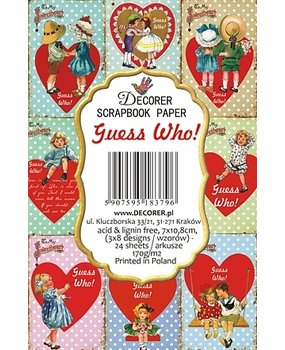 Decorer Guess Who Mini Paper Pack (DECOR-M83) (OUTLET)