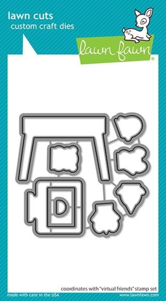 Lawn Fawn Virtual Friends Dies (LF2505) (OUTLET) Lawn Fawn Virtual Friends Dies (LF2505) (OUTLET)