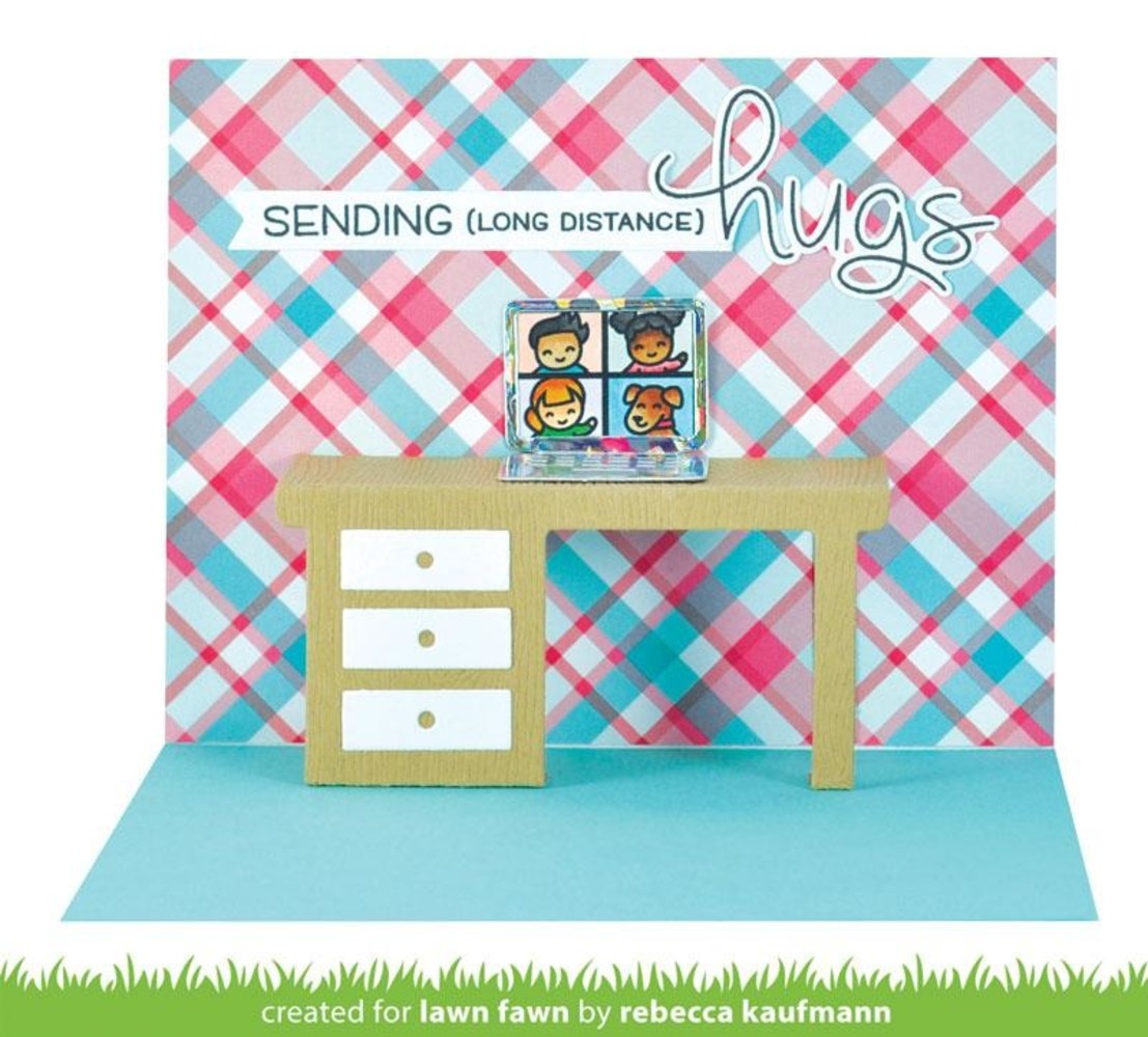 Lawn Fawn Pop-Up Desk Dies (LF2519) (OUTLET)
