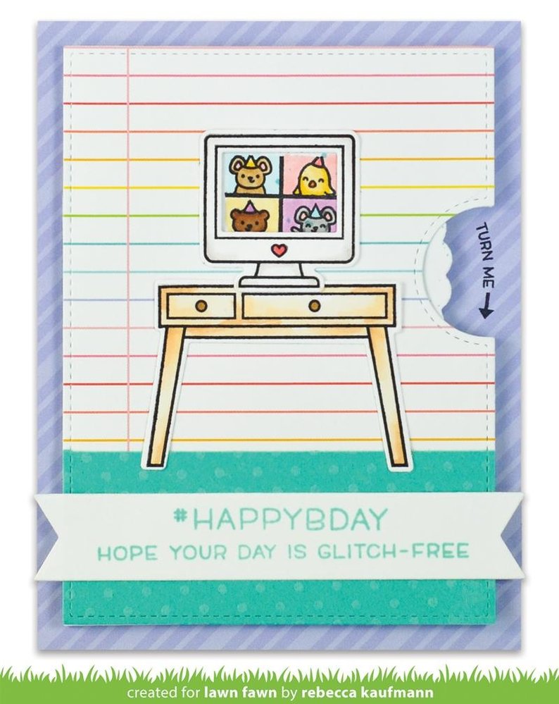 Lawn Fawn Reveal Wheel Rectangle Window Add-On Dies (LF2520) (DISCONTINUED)