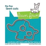 Lawn Fawn Elphie Selfie Flip-Flop Dies (LF2515) (OUTLET)
