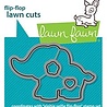 Lawn Fawn Elphie Selfie Flip-Flop Dies (LF2515) (OUTLET)