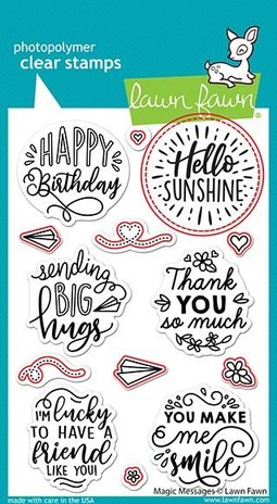 Lawn Fawn Magic Messages Dies (LF2509) (OUTLET) Lawn Fawn Magic Messages Dies (LF2509) (OUTLET)