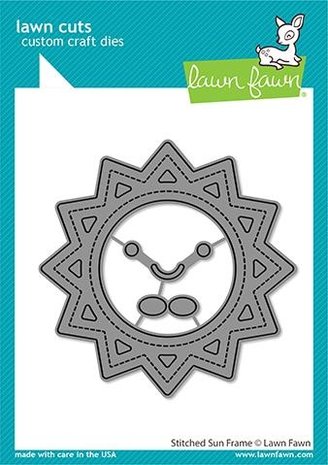 Lawn Fawn Stitched Sun Frame Dies (LF2530) (DISCONTINUED)