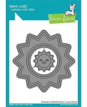 Lawn Fawn Outside In Stitched Sun Dies (LF2531) (OUTLET)