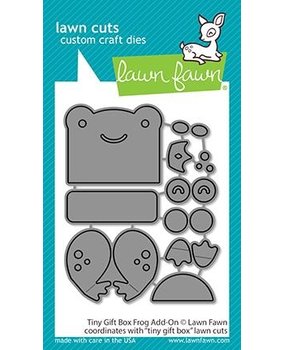 Lawn Fawn Tiny Gift Box Frog Add-On Dies (LF2525) (OUTLET)