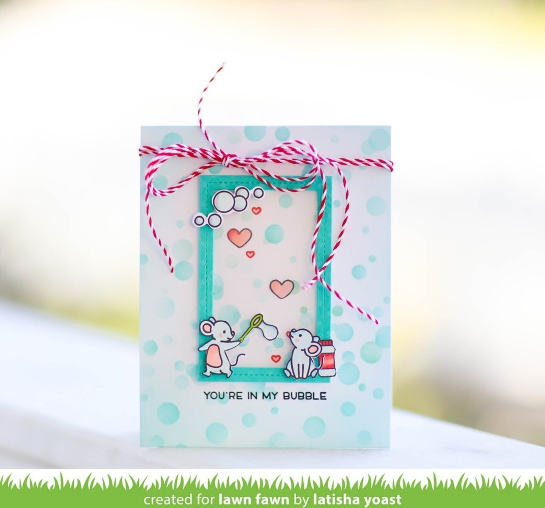 Lawn Fawn Bubble Background Stencil (LF2534) (OUTLET) Lawn Fawn Bubble Background Stencil (LF2534) (OUTLET)