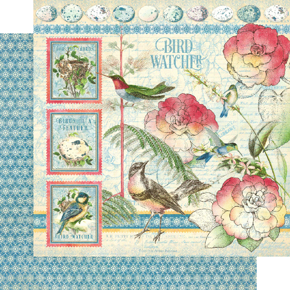 Graphic 45 Bird Watcher 12x12 Inch Collection Pack (4502211) (OUTLET)