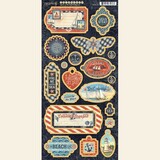 Graphic 45 Catch of the Day Chipboard (4502178) (OUTLET)