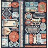 Graphic 45 Catch of the Day Stickers (4502179) (OUTLET)