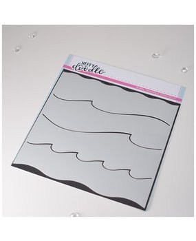 Heffy Doodle Stormy Seas Stencil (HFD0238) (OUTLET) Heffy Doodle Stormy Seas Stencil (HFD0238) (OUTLET)
