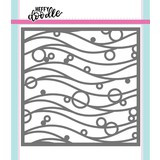 Heffy Doodle Bubble Waves Stencil (HFD0044) (OUTLET)