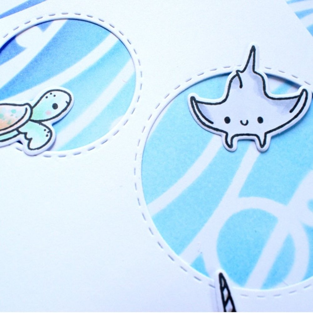 Heffy Doodle Bubble Waves Stencil (HFD0044) (OUTLET) Heffy Doodle Bubble Waves Stencil (HFD0044) (OUTLET)