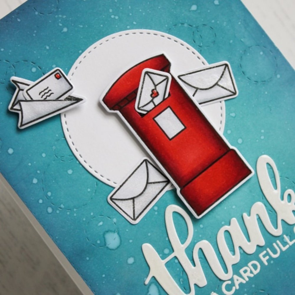 Heffy Doodle Stitched Bubble Background Dies (HFD0045) (OUTLET)