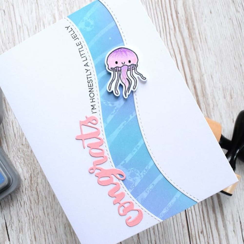 Heffy Doodle Oceans of Love Clear Stamps (HFD0042) (OUTLET)