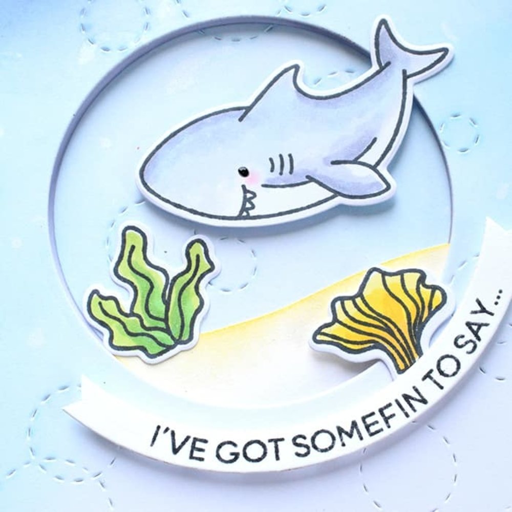 Heffy Doodle Oceans of Love Clear Stamps (HFD0042) (OUTLET)