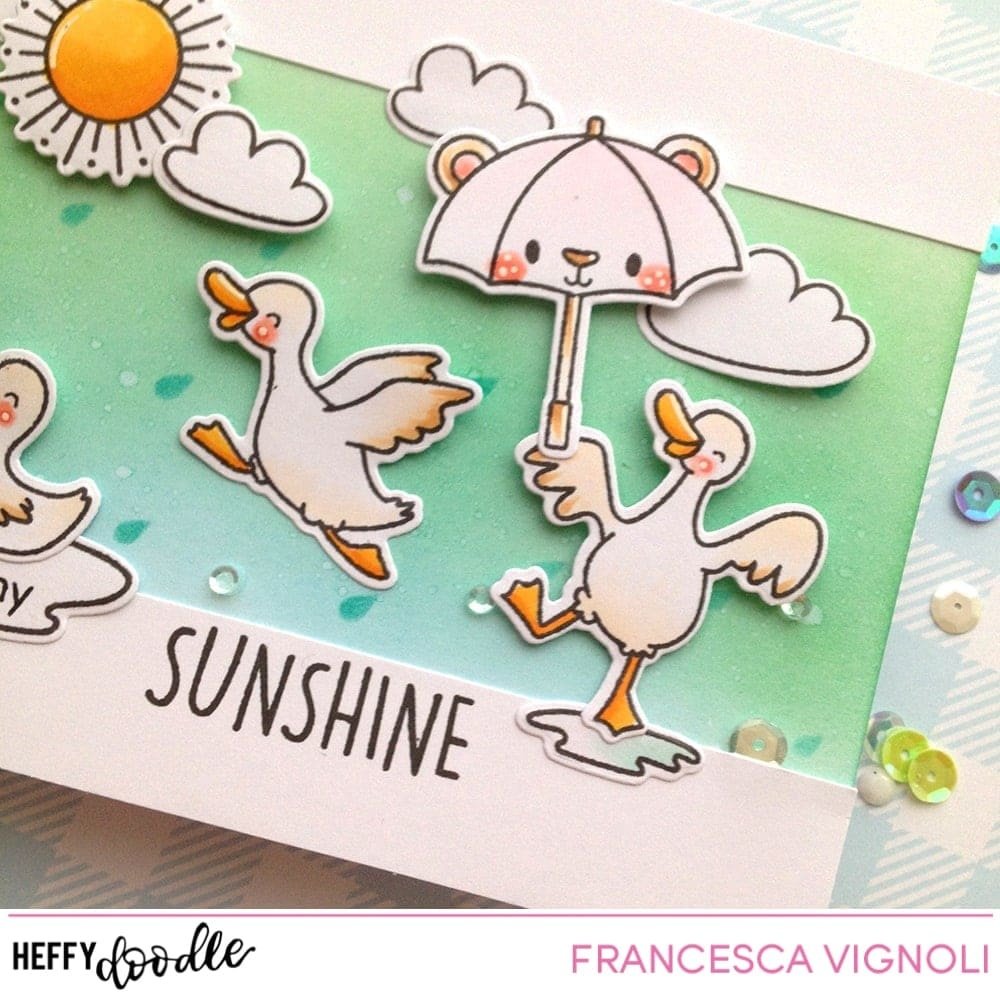 Heffy Doodle Quack Me Up Clear Stamps (HFD0181) (OUTLET)