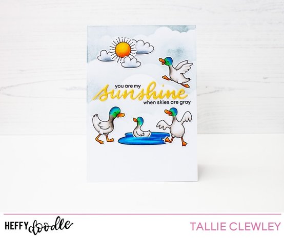 Heffy Doodle Quack Me Up Clear Stamps (HFD0181) (OUTLET)
