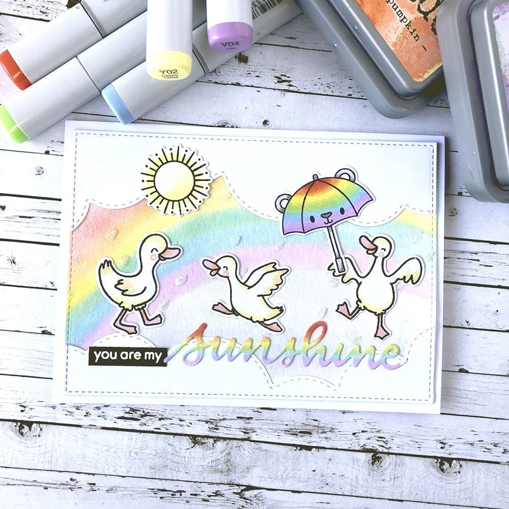 Heffy Doodle Quack Me Up Clear Stamps (HFD0181) (OUTLET)
