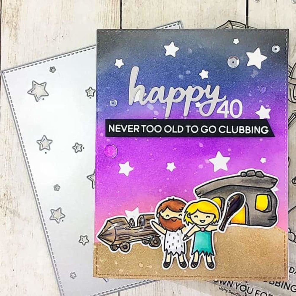 Heffy Doodle Stargazer Backdrop Dies (HFD0079) (OUTLET) Heffy Doodle Stargazer Backdrop Dies (HFD0079) (OUTLET)