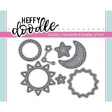 Heffy Doodle Sun, Moon & Stars Dies (HFD0179) (OUTLET)