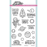 Heffy Doodle Spaced Out Clear Stamps (HFD0176) (OUTLET)