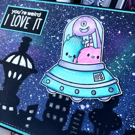 Heffy Doodle You're Weird Clear Stamps (HFD0171) (OUTLET) Heffy Doodle You're Weird Clear Stamps (HFD0171) (OUTLET)