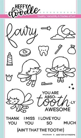 Heffy Doodle Absotoothly Awesome Clear Stamps (HFD0146) (OUTLET) Heffy Doodle Absotoothly Awesome Clear Stamps (HFD0146) (OUTLET)