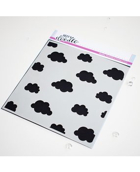 Heffy Doodle Head In The Clouds Stencil (HFD0290) (OUTLET)