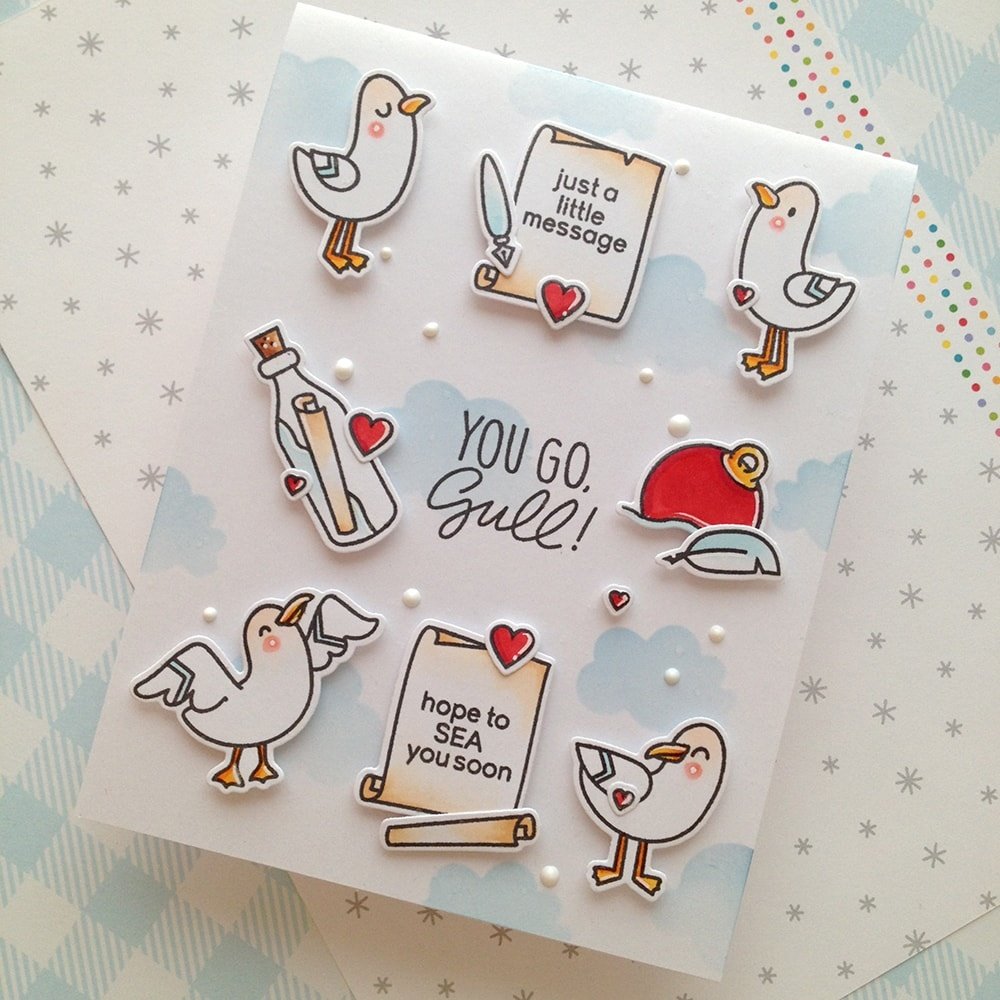 Heffy Doodle Head In The Clouds Stencil (HFD0290) (OUTLET)