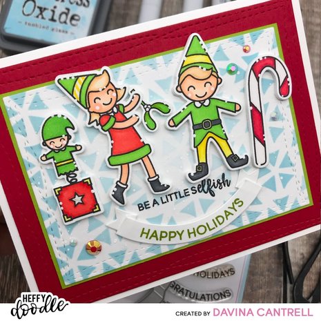 Heffy Doodle Crazy Kaleidoscope Stencil (HFD0248) (OUTLET)