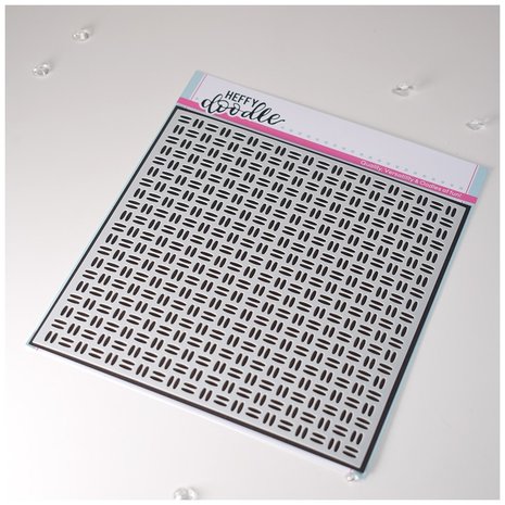 Heffy Doodle Wonderfully Woven Stencil (HFD0223) (OUTLET) Heffy Doodle Wonderfully Woven Stencil (HFD0223) (OUTLET)