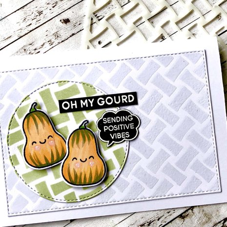 Heffy Doodle Basket Case Stencil (HFD0084) (OUTLET)